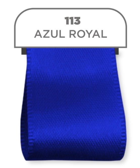 FITA DE CETIM GITEX 04MM AZUL ROYAL REF. 113 C/10MT