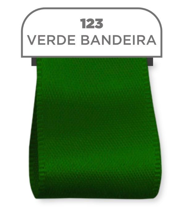 FITA DE CETIM GITEX 04MM VERDE BANDEIRA REF. 123 C/10MT