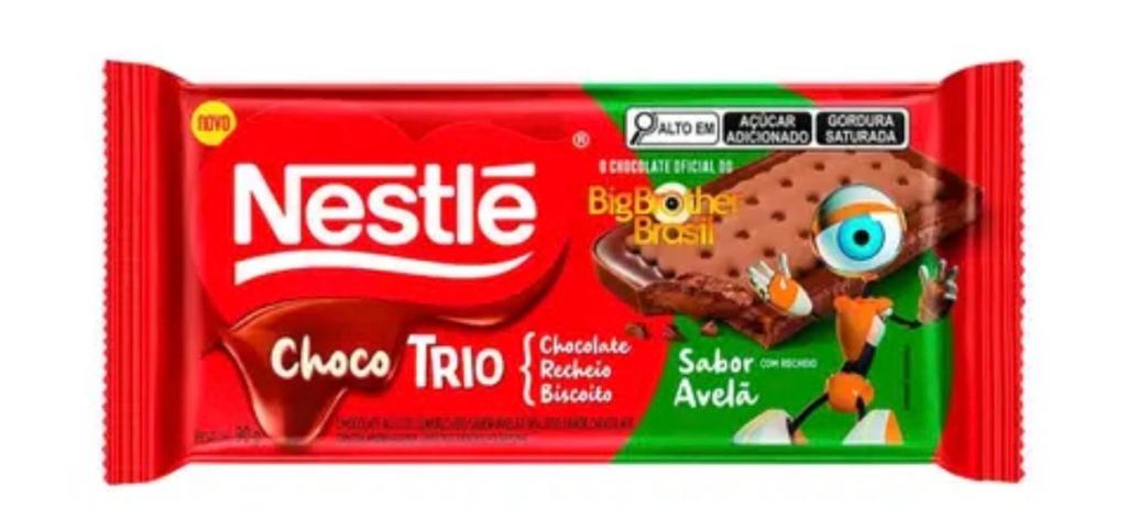BARRA NESTLE CHOCO TRIO AVELA 90G