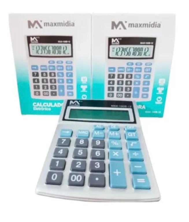 CALCULADORA MESA 12 DIG. MAXMIDIA