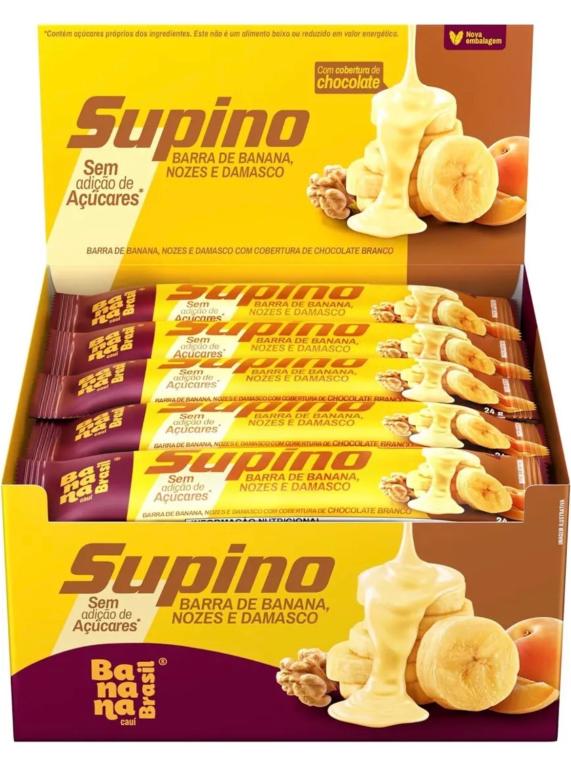 BARRA SUPINO ZERO ACUCAR BANANA/NOZES/DAMASCO 24G
