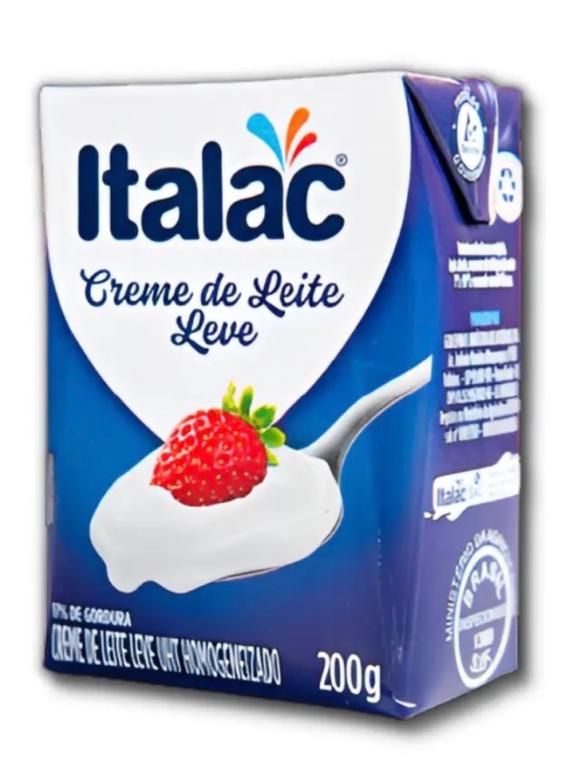 CREME DE LEITE LEVE ITALAC UHT 17% 200G