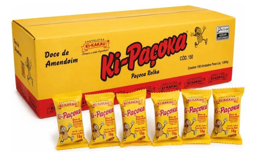 PACOCA ROLHA C/ COB. CHOCOLATE KIKAKAU C/15UN