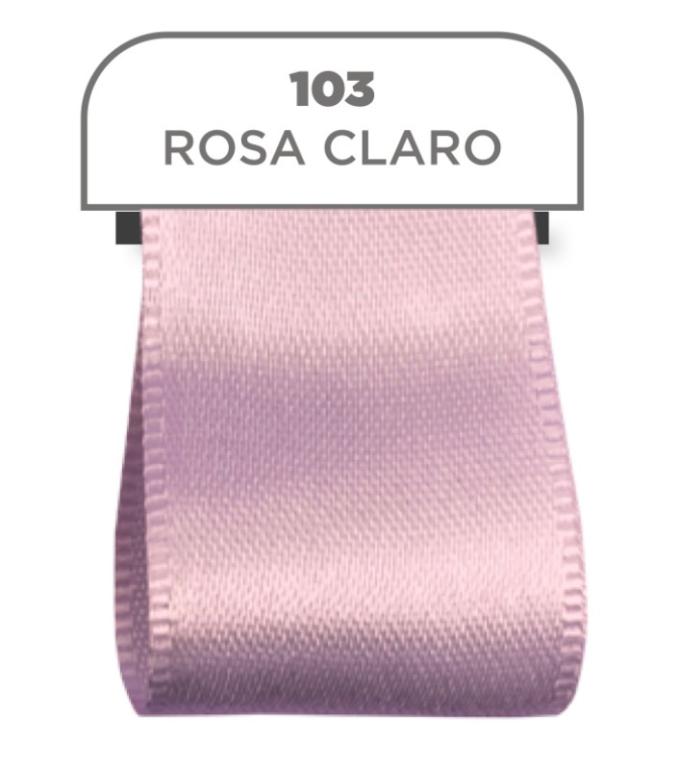 FITA DE CETIM GITEX 38MM ROSA CLARO REF. 103 C/10MT