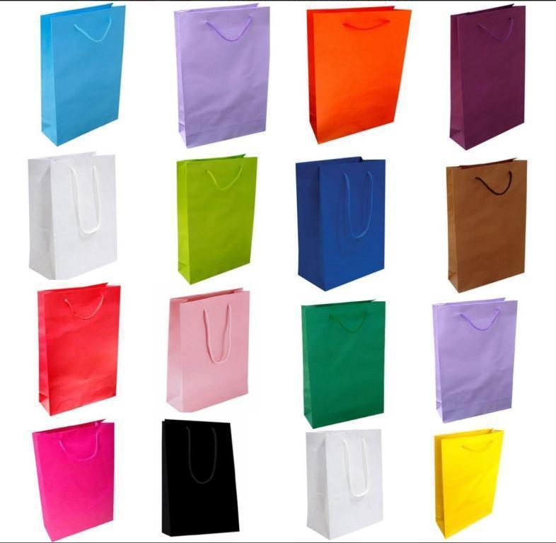 SACOLA PAPEL SURPRESA 18X22X9 AMARELO