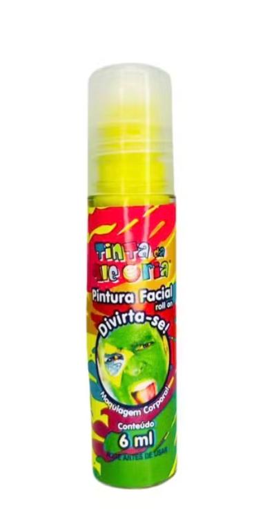TINTA P/ PINTURA FACIAL ROLL ON AMAREO 6ML