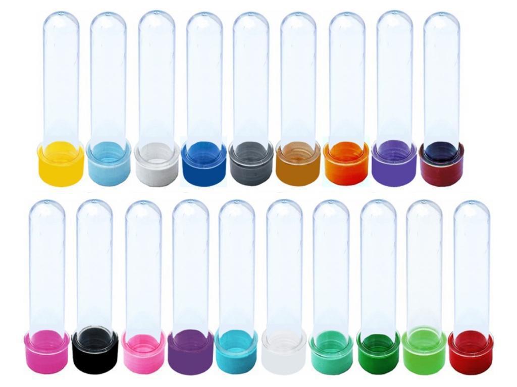 TUBETE 13CM TRANSPARENTE C/10UN