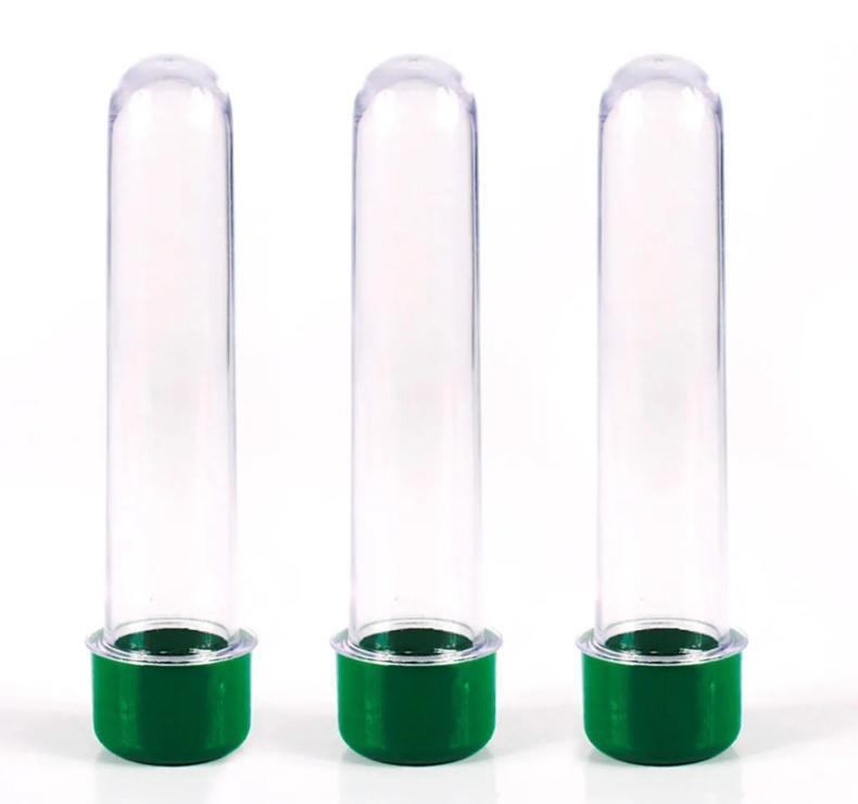 TUBETE 13CM VERDE BANDEIRA C/10UN