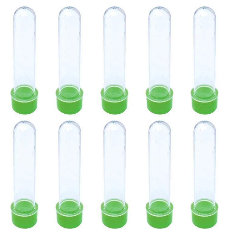 TUBETE 8CM VERDE LIMAO C/10UN