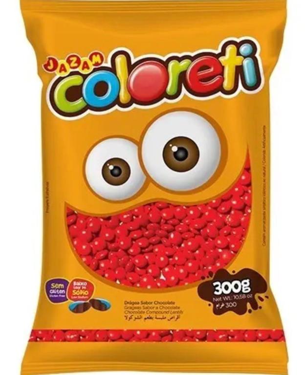 COLORETI MINI VERMELHO 300G