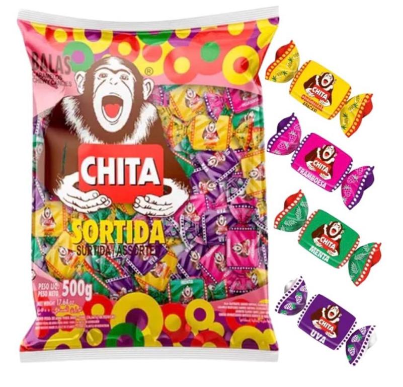 BALA MASTIG. CHITA SORTIDA 500G