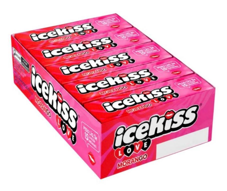DROPS ICEKISS LOVE MORANGO MIX C/12UN