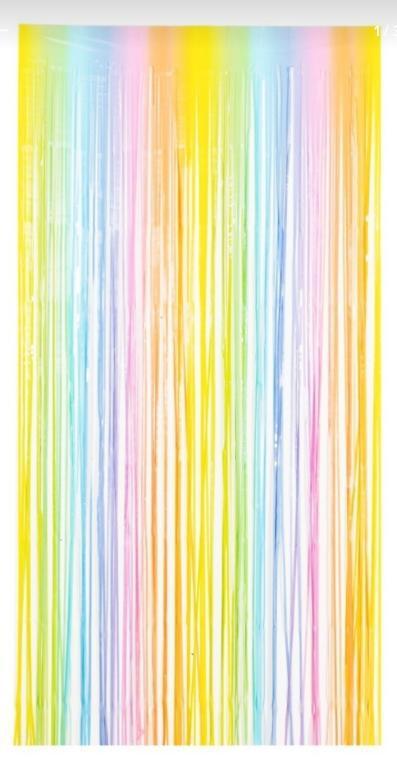 CORTINA MULTICOLORIDA CANDY 1X2MT
