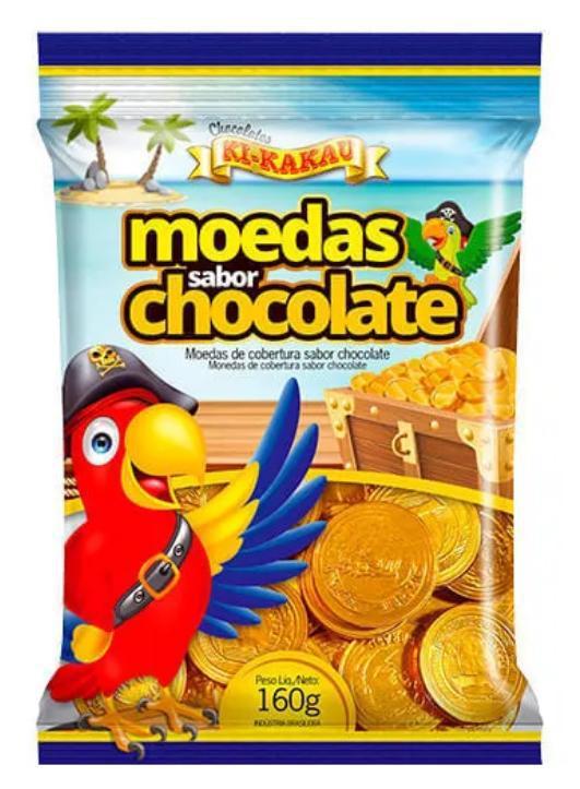 BOLINHA E MOEDA DE CHOCOLATE UN