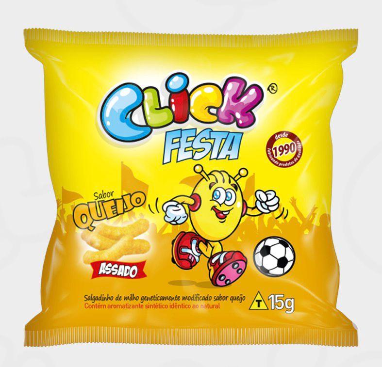 CHIPS FESTA CLICK QUEIJO 15GR C/40UN