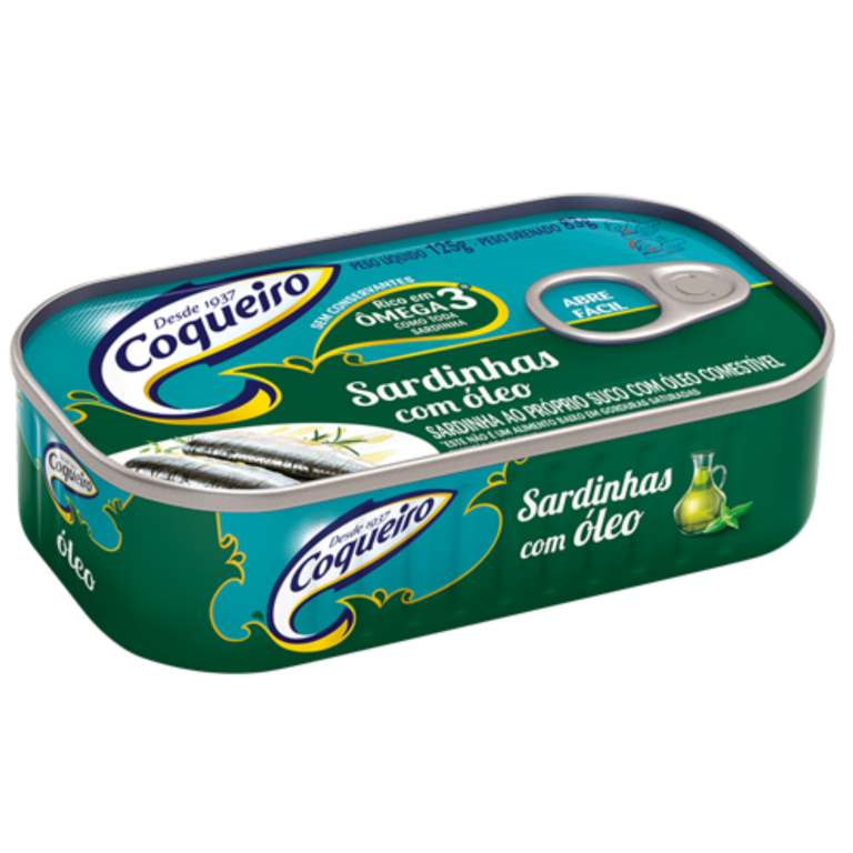 SARDINHA COQUEIRO OLEO 125G