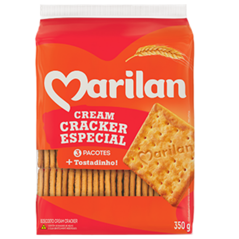 BISCOITO MARILAN CREAM CRACKER 350G