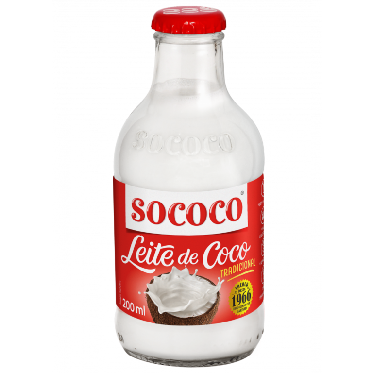 LEITE DE COCO SOCOCO VIDRO 200ML