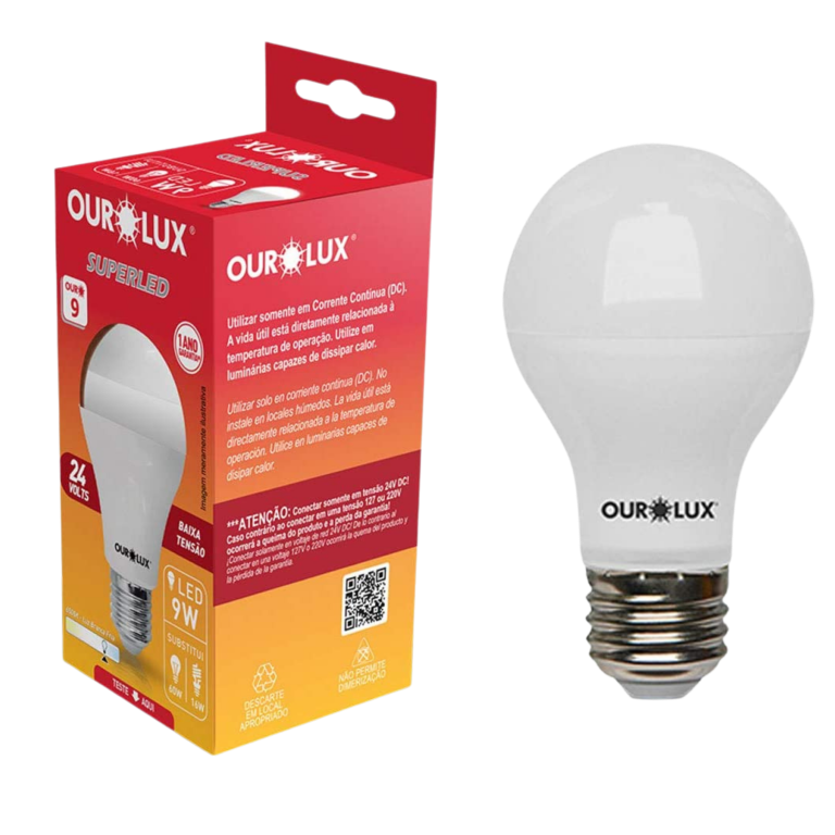 LAMPADA OUROLUX LED 9W BIVOLT