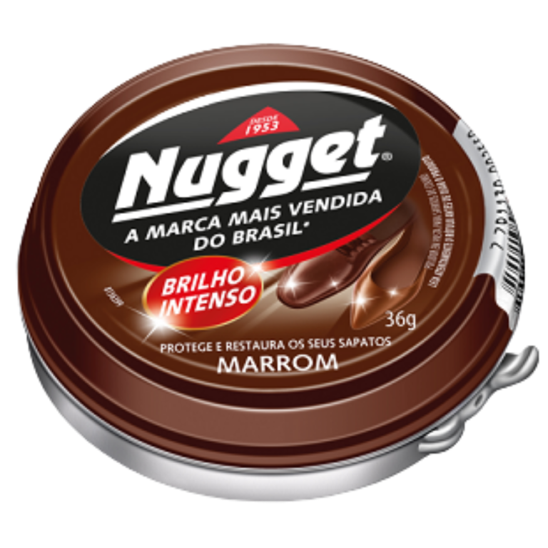 PASTA PARA SAPATO NUGGET MARROM 36G