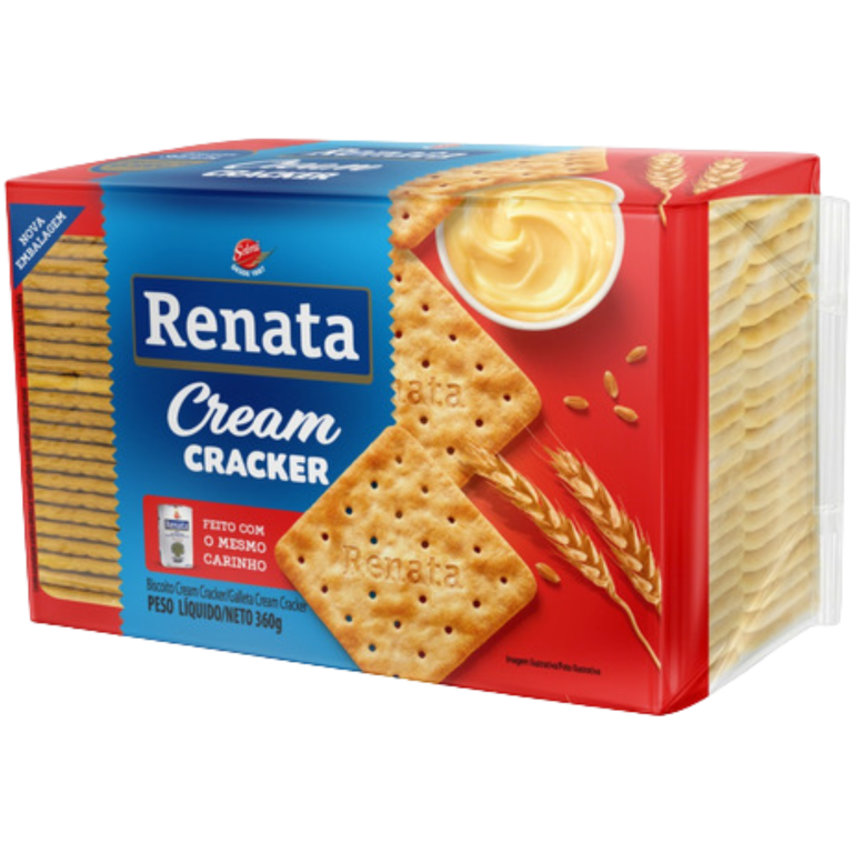 BISCOITO RENATA CREAM CRACKER 360G