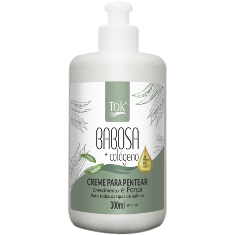 CREME PARA PENTEAR TOK BABOSA + COLAGENO 300ML