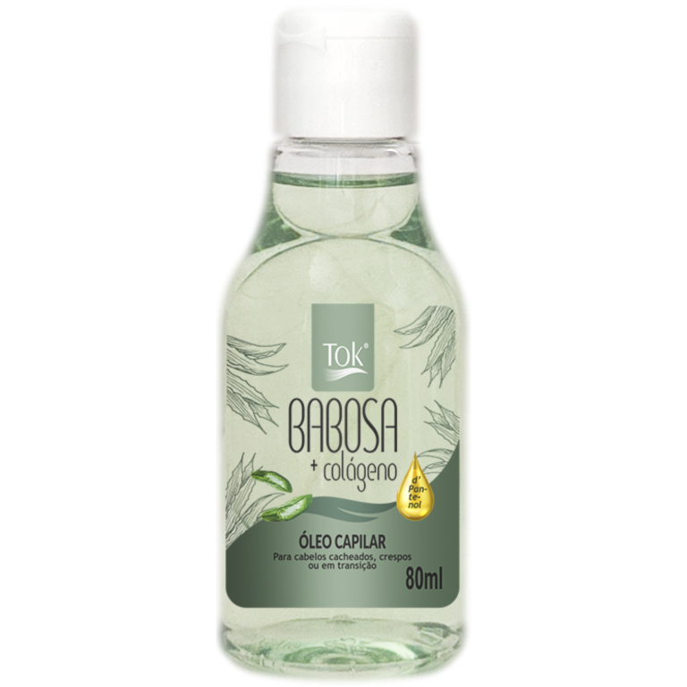 OLEO CAPILAR TOK BABOSA + COLAGENO 80ML