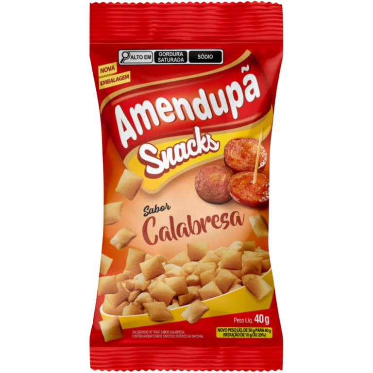 SALGADINHO AMENDUPA CALABRESA 40G