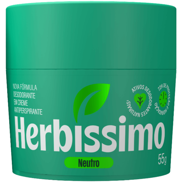 DESOD. HERBISSIMO CREME NEUTRO 55G