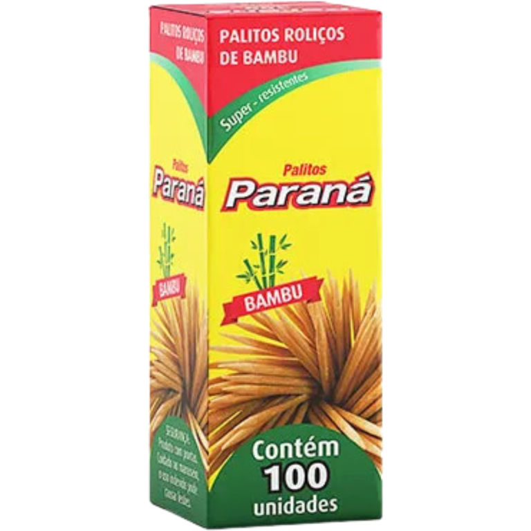 PALITO DE DENTE DE BAMBU PARANA 100UN