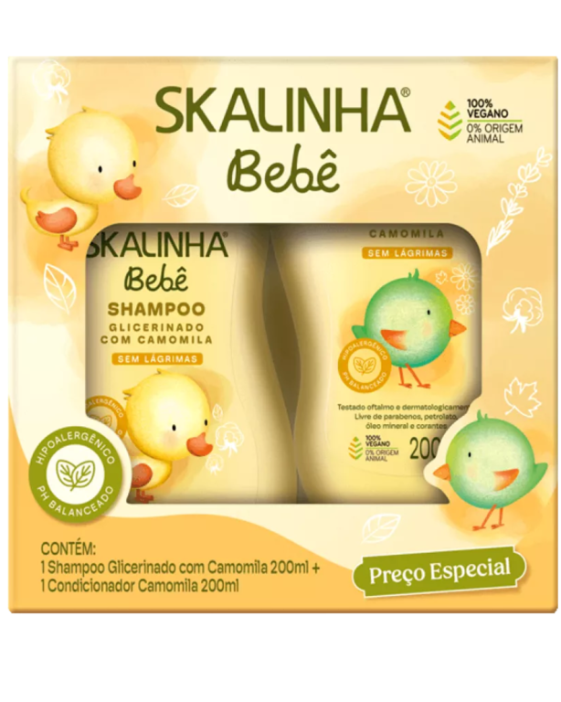 SHAMPOO + COND. SKALINHA CAMOMILA 200ML