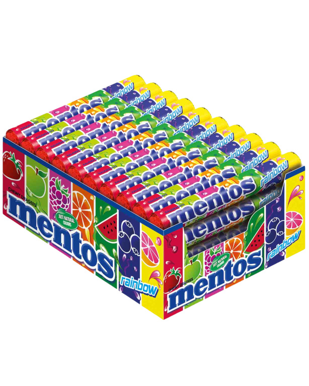 DROPS MENTOS TUBO RAINBOW 29,5G