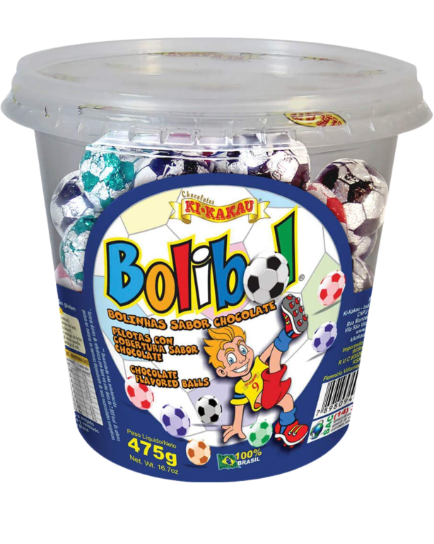 BOLINHAS SABOR CHOCOLATE BOLIBOL KI-KAKAU 475G