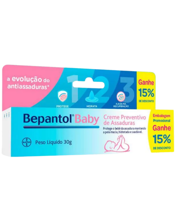 CREME PARA ASSADURA BEPANTOL BABY DESCONTO ESPECIAL 15% 30G