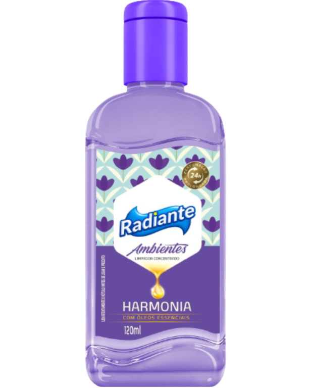 LIMPADOR CONCENTRADO RADIANTE AMBIENTES HARMONIA 140ML