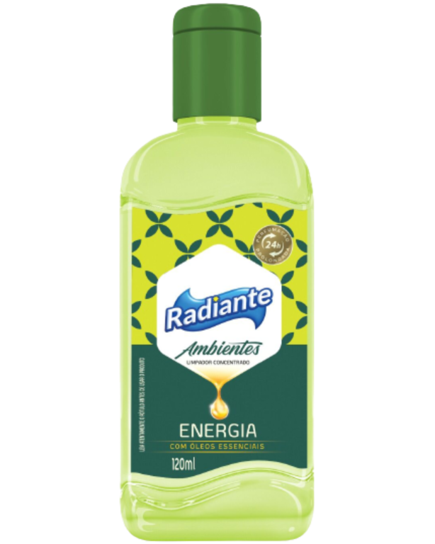 LIMPADOR CONCENTRADO RADIANTE AMBIENTES ENERGIA 140ML