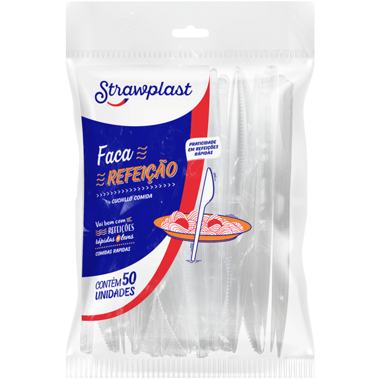 FACA STRAWPLAST REFEICAO CRISTAL REF: 160