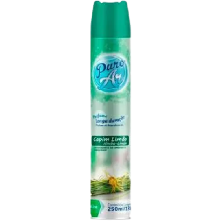 ODORIZANTE PURO AR AEROSOL CAPIM LIMAO 250ML