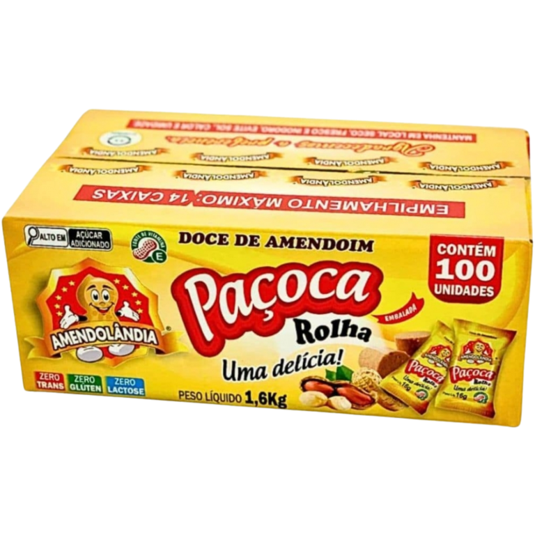 PACOQUINHA ROLHA EMBRULHADA AMENDOLANDIA 1,6KG