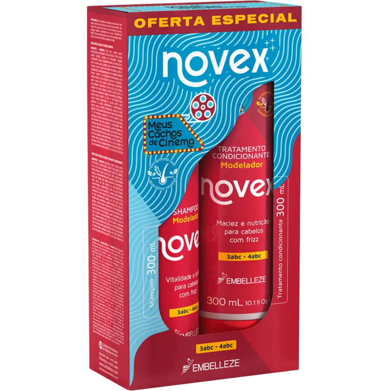 KIT SHAMPOO + COND. NOVEX MEUS CACHOS DE CINEMA 600ML