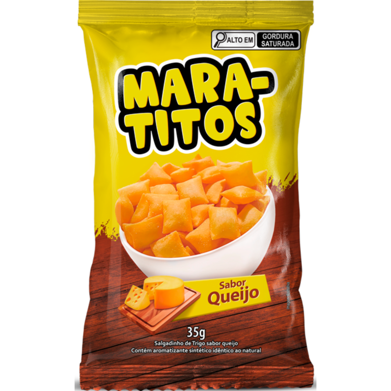 SALGADINHO DE TRIGO MARATITOS MARATA QUEIJO 35G
