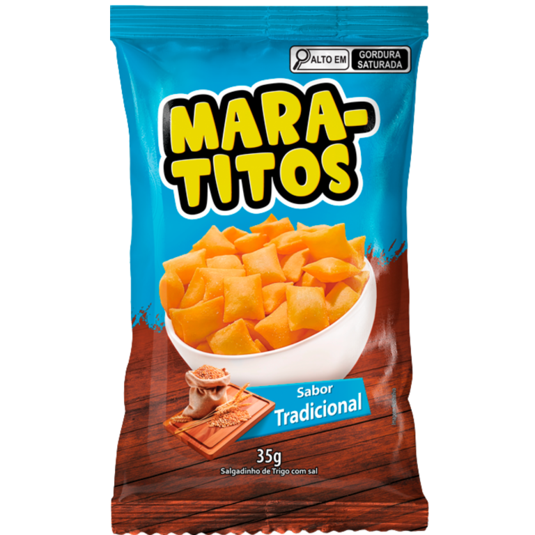 SALGADINHO DE TRIGO MARATITOS MARATA TRADICIONAL 35G