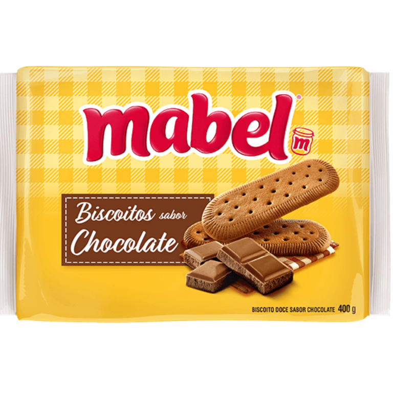 BISCOITO MABEL LAMINADO CHOCOLATE 300G