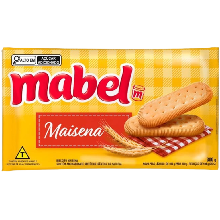 BISCOITO MABEL LAMINADO MAIZENA 300G