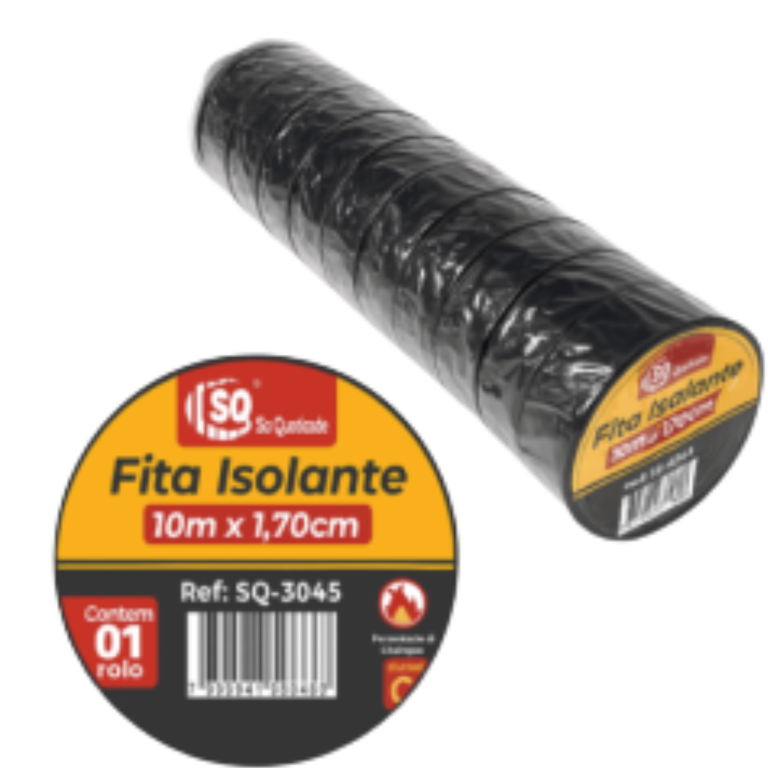 FITA ISOLANTE SQ-3045 10MT X 17MM