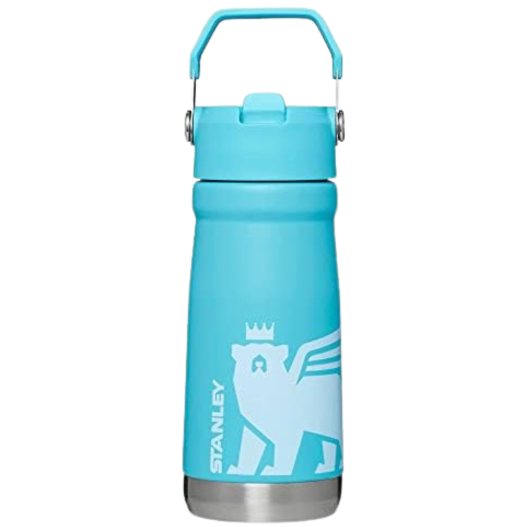 GARRAFA TERMICA STANLEY FLIP STRAW KIDS POOL AZUL 500ML