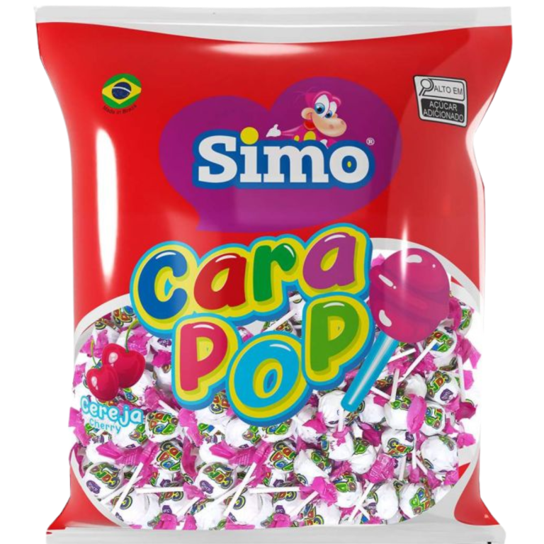 PIRULITO SIMO CARA POP CHERRY 500G