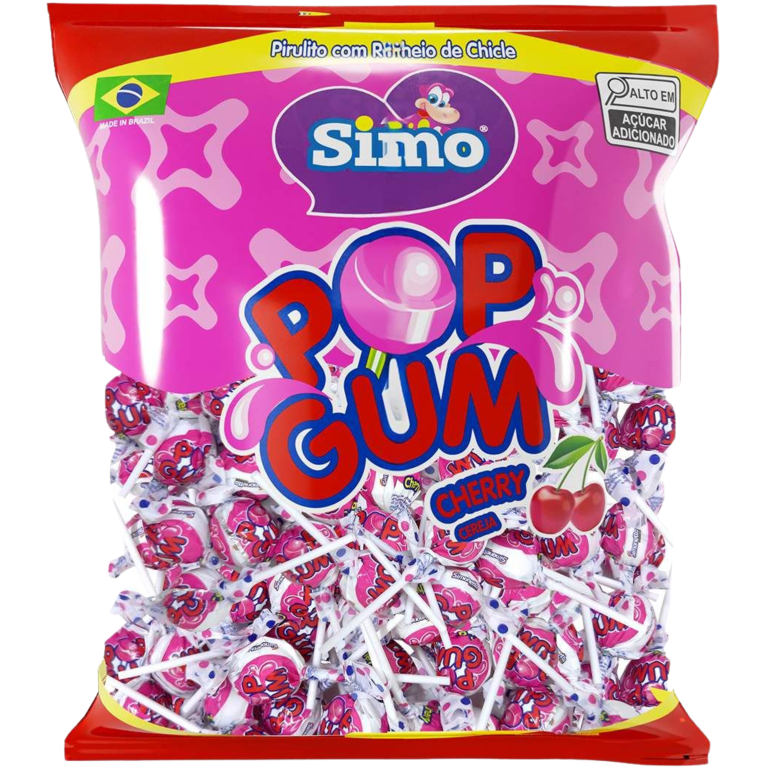 PIRULITO SIMO CARA POP CHERRY 500G