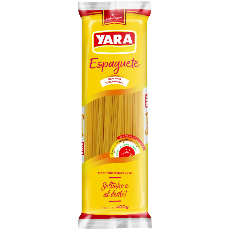 MACARRAO YARA ESPAGUETE FINO 400G