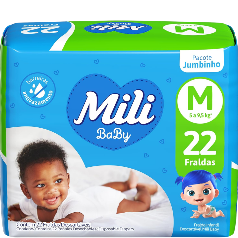 FRALDA MILI BABY JUMBINHO M 22UN